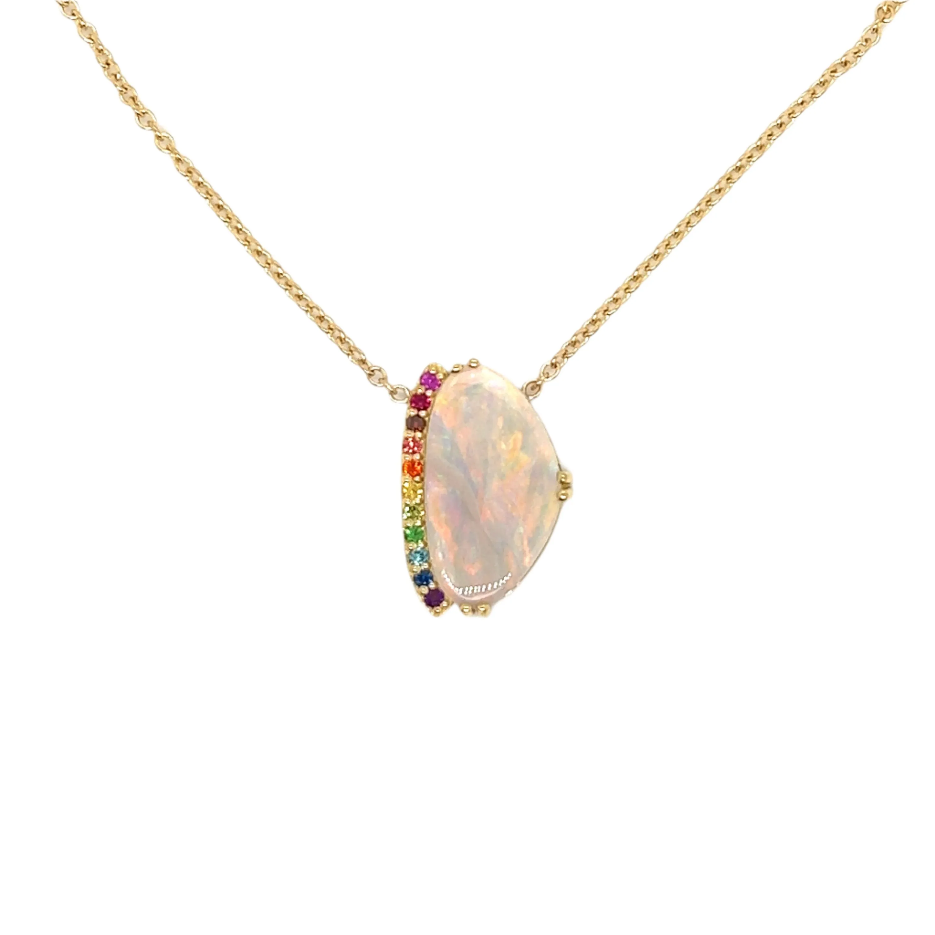 Rainbow Opal Necklace