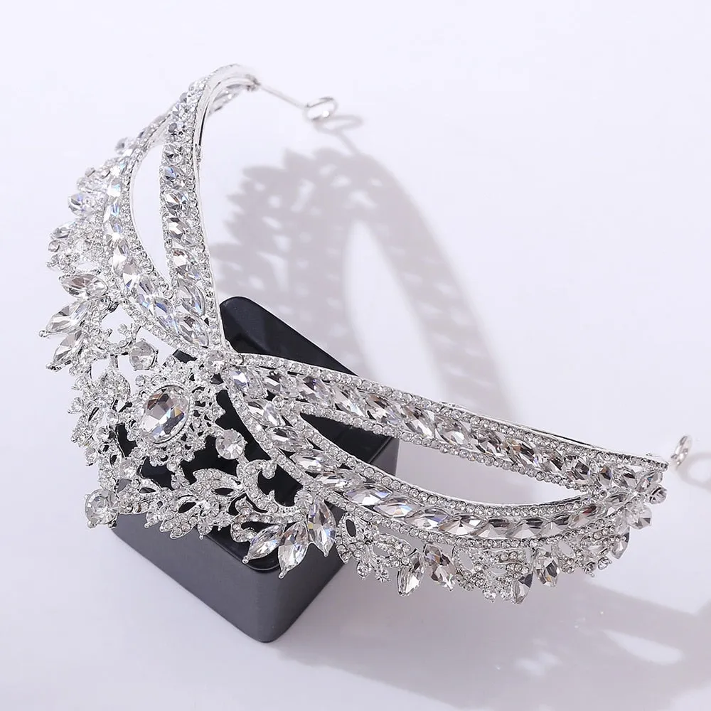 Ribbons Design Retro Crystal Tiara