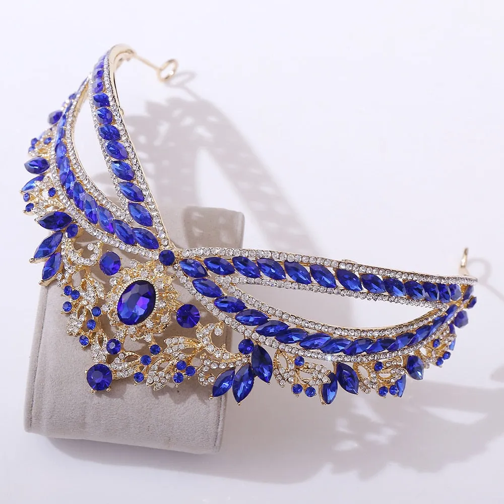 Ribbons Design Retro Crystal Tiara