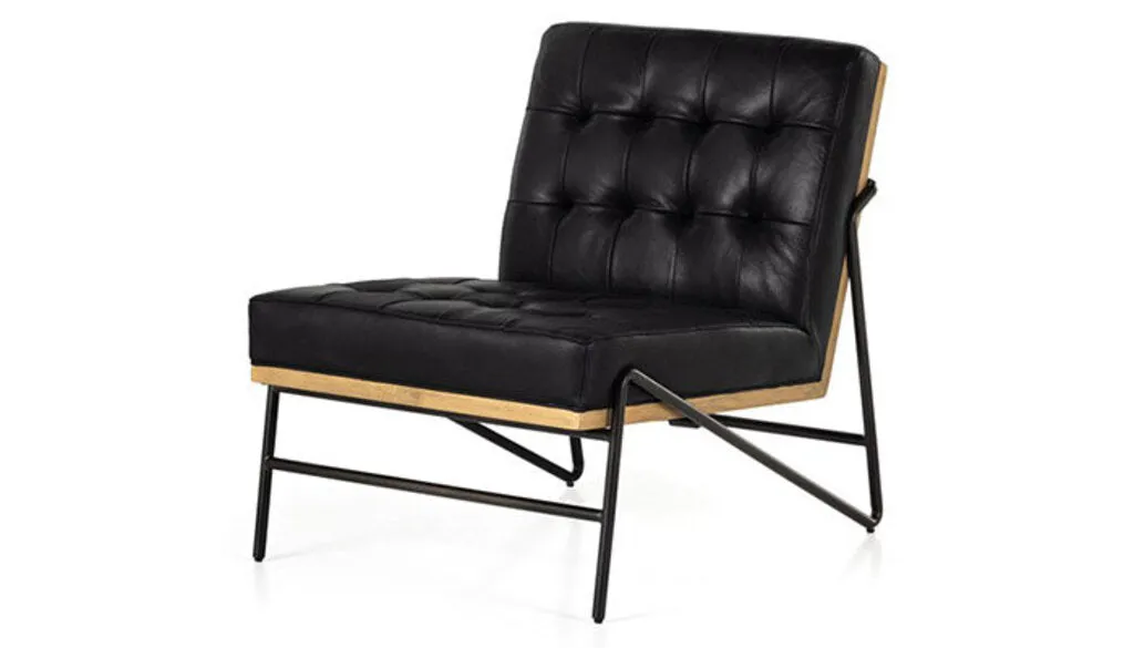 Romy Chair in Harness Black