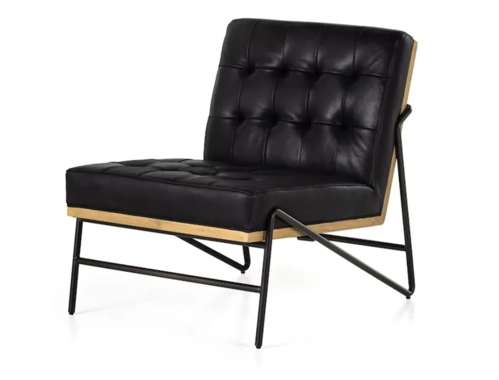 Romy Chair in Harness Black