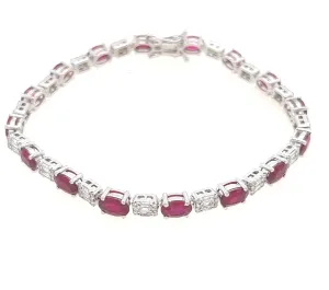 Ruby and Diamond Bracelet