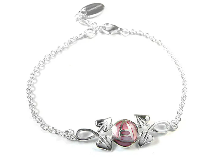 Silver Bracelet - Mackintosh Rose