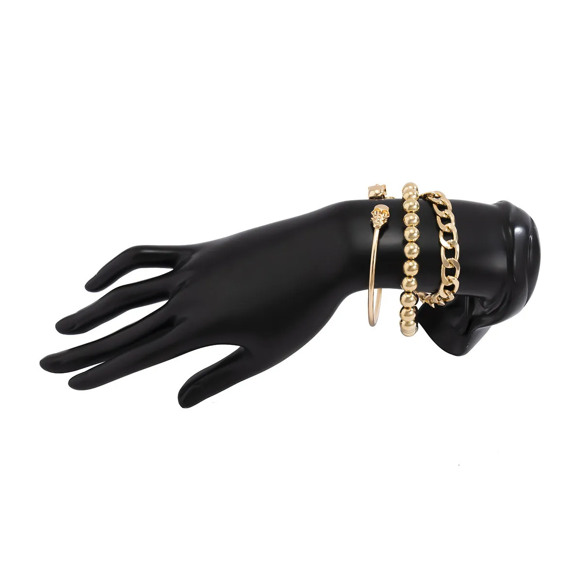 Skull Men's Punk Link Chain Bracelet