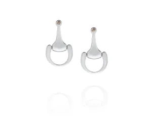 Small Equestrian Bit Earrings | Sterling Silver