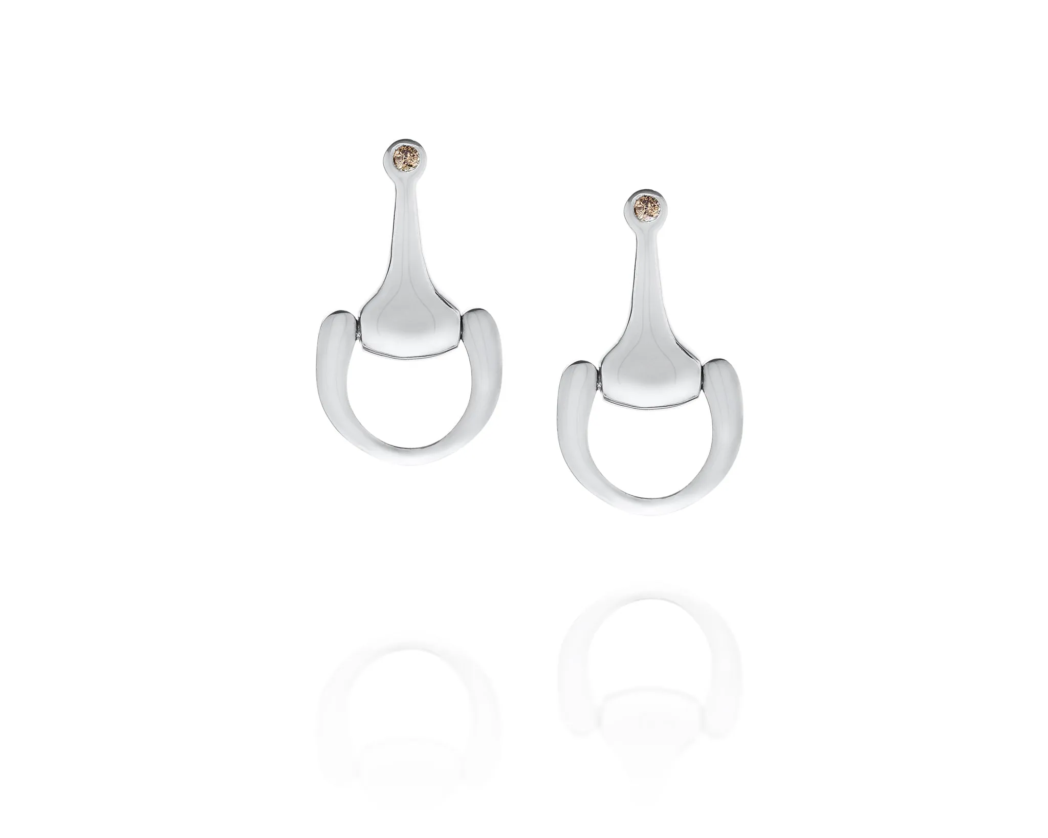 Small Equestrian Bit Earrings | Sterling Silver