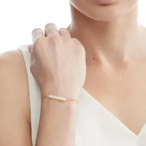 Small Freshwater Pearl Bracelet - Simple Minimal - CG258B. Starts at