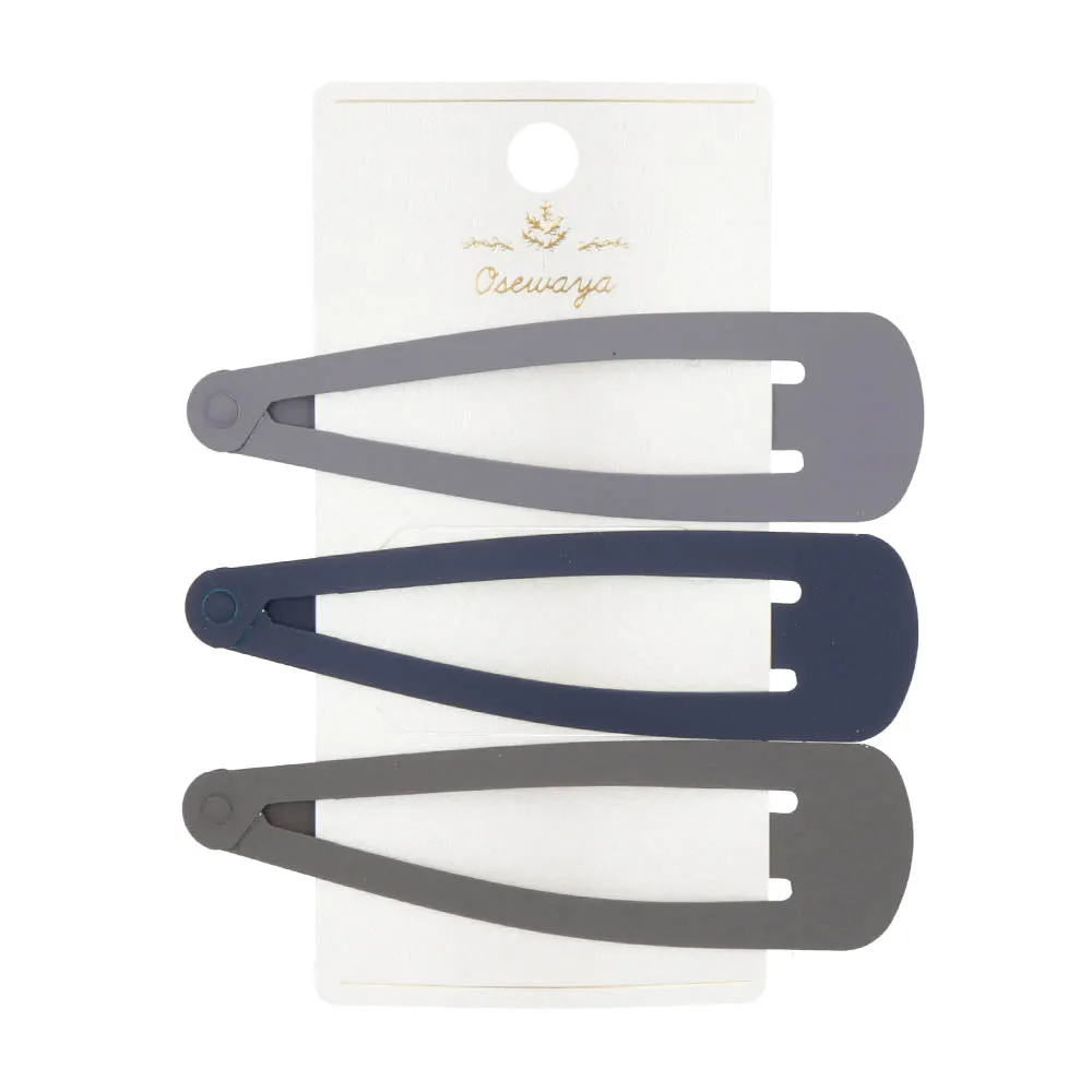 Snap Clip Set in Dull Tone
