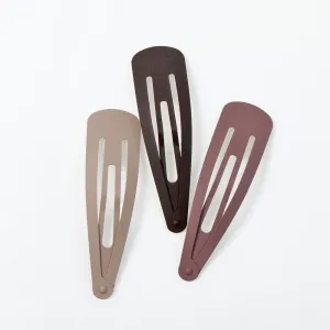 Snap Clip Set in Dull Tone