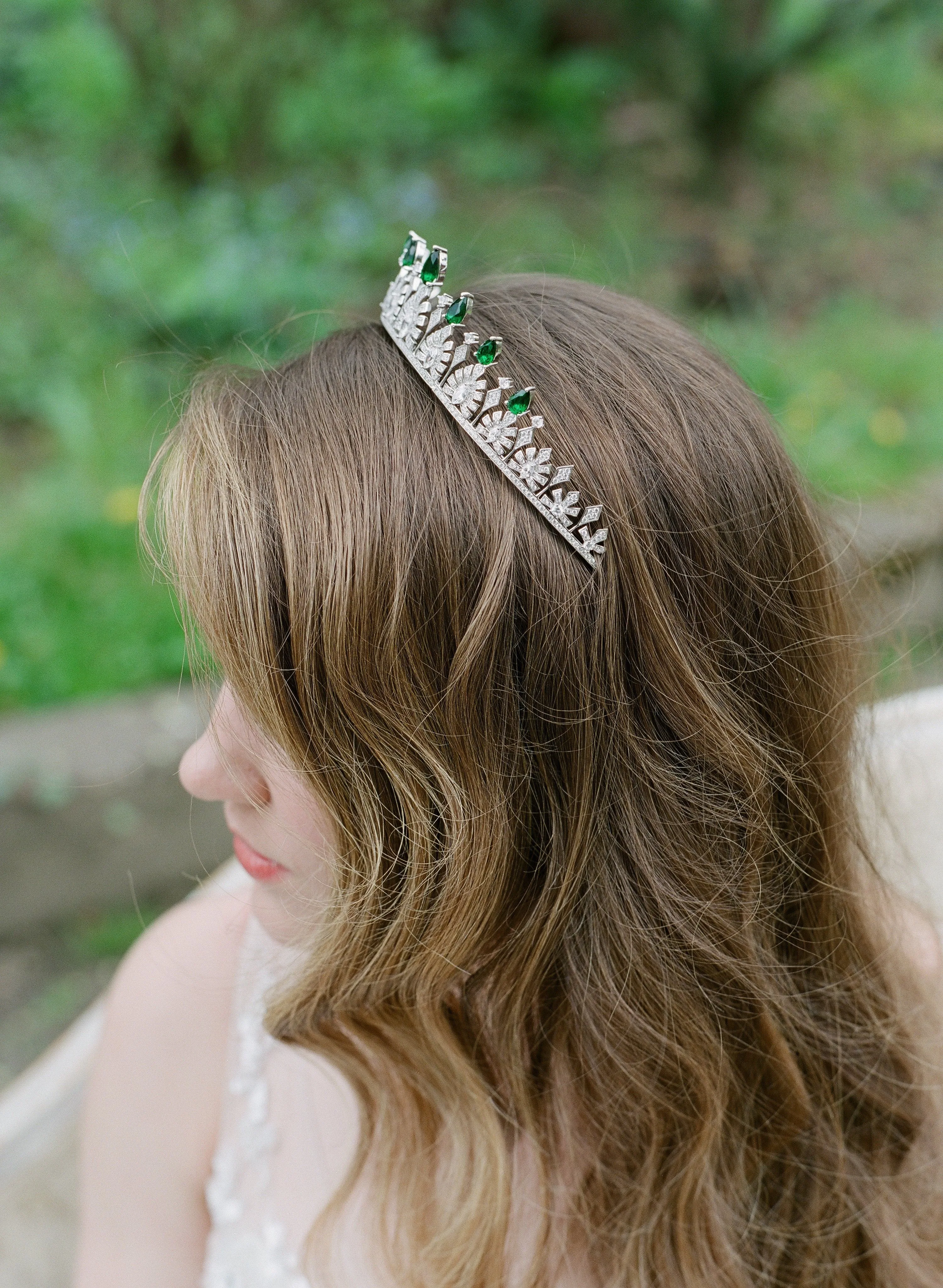 SOFIA Emerald Tiara