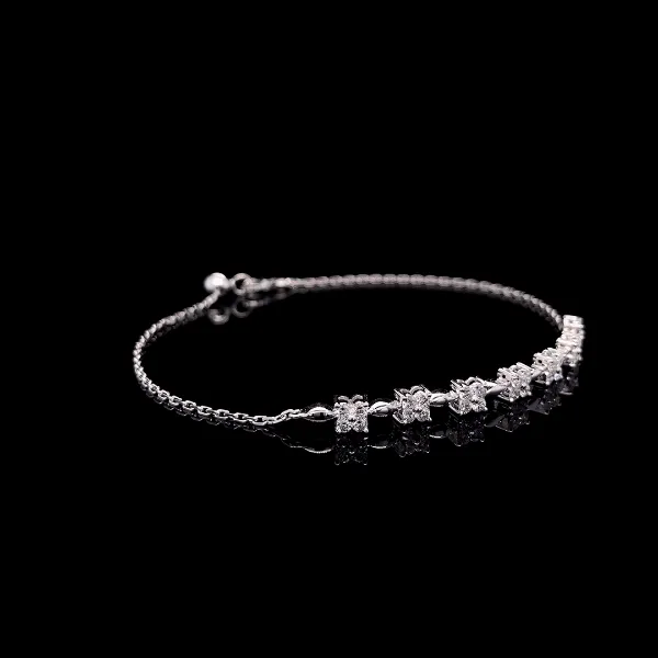Solitaire Round Diamond Bracelet