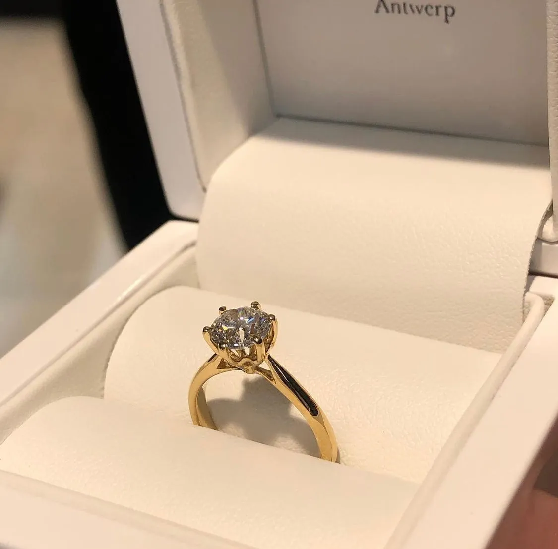 The Crown Solitaire Ring