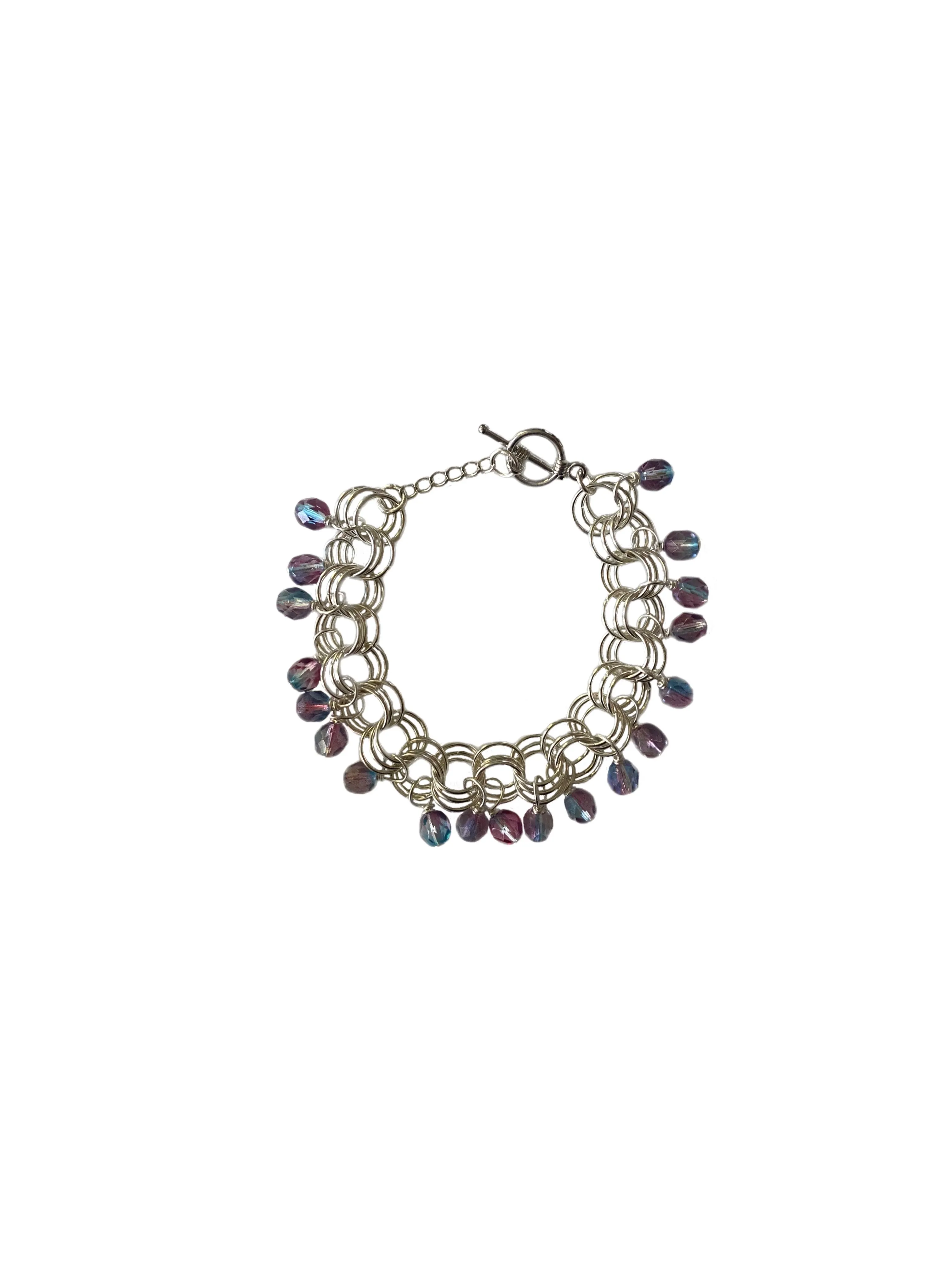 The Donna Bracelet in Pink-Blue