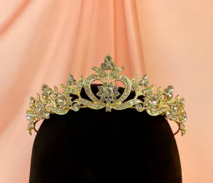 Tiara - Crystal and Gold