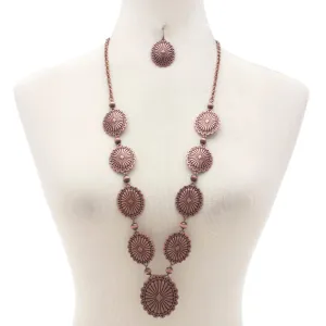 Western Oval Beaded Neckalce