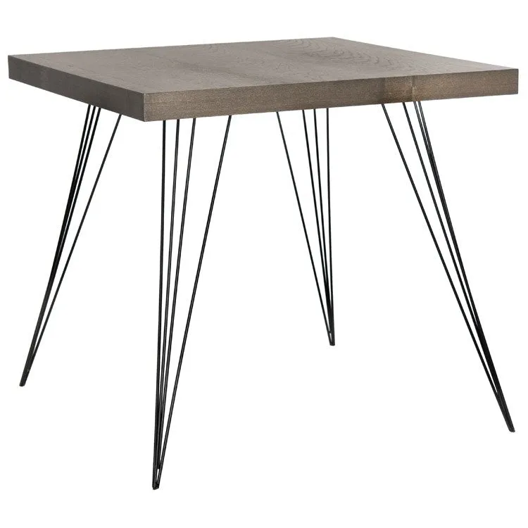 Wolcott Dining Table - Dark Brown/Black