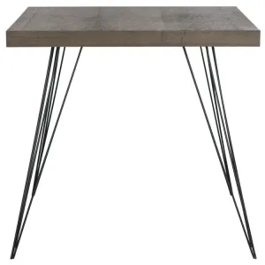 Wolcott Dining Table - Dark Brown/Black
