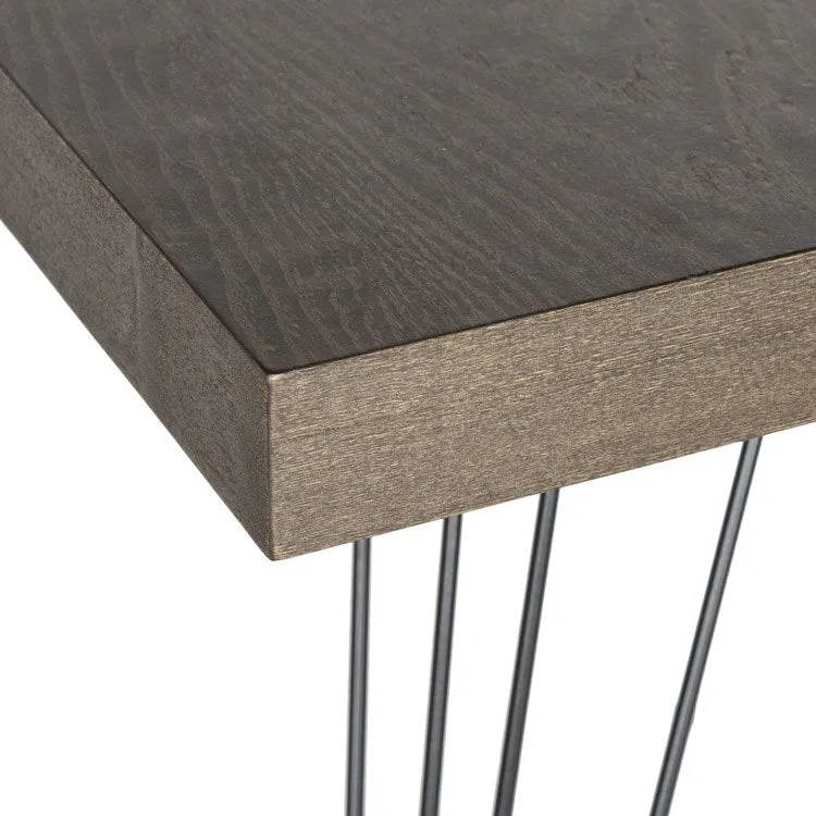 Wolcott Dining Table - Dark Brown/Black